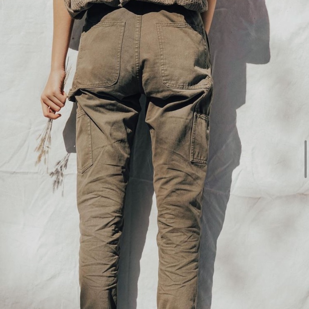 Brandy Melville, Olive, Jane Cargo Pants- like new